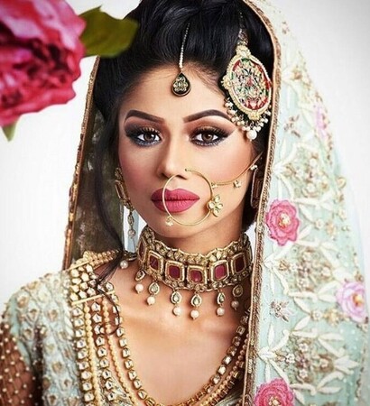 traditional, bridal and makeup