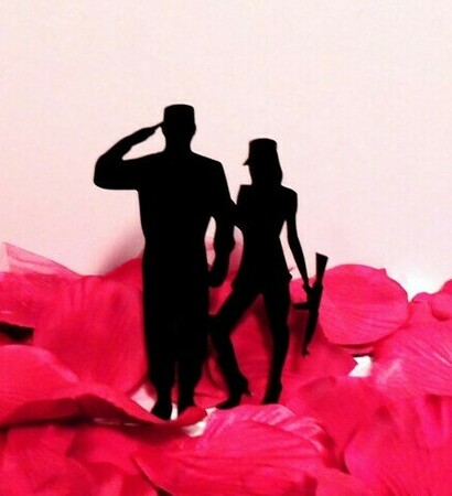 salute, solider and marine
