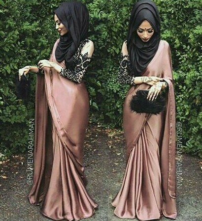 dress, indian and muslima
