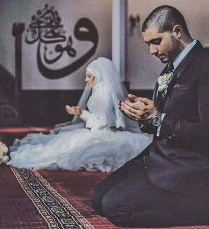 wedding goal, wedding party and couple