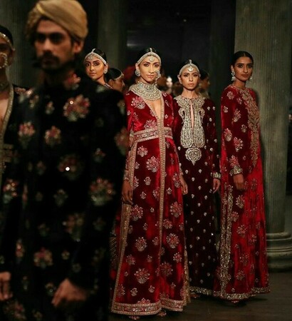 black, fashion and red