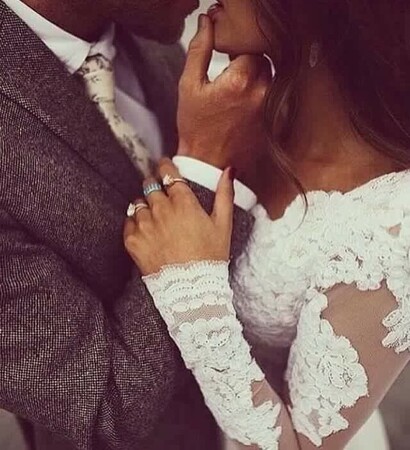 bride, clasy and boyfriend