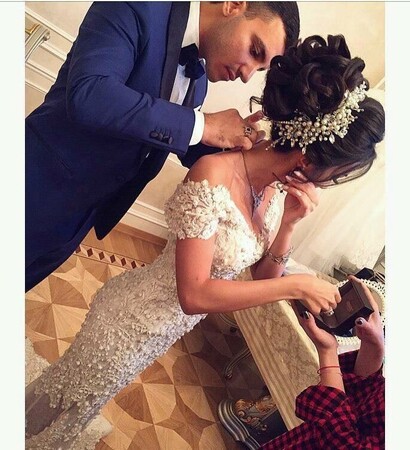 luxury, couple and bride