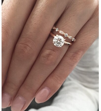engagement ring, diamond and love