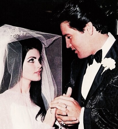 wedding day, couple and priscilla