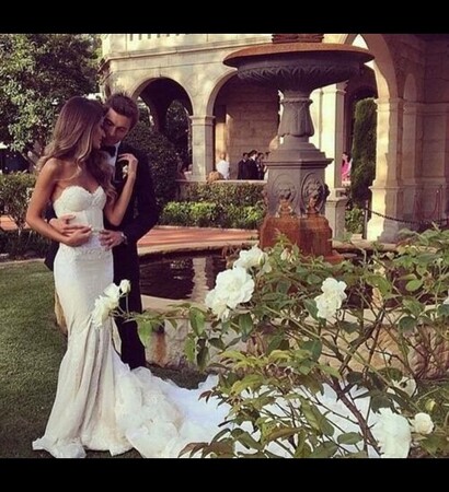 suit, white dress and relationship goals