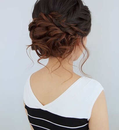 hair, klasik and updo hair