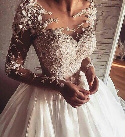 white, weddingdress and love