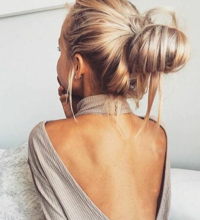 style, hair and updo hair