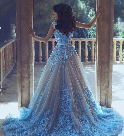 gown, beauty and beautiful