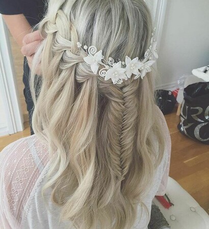 girl, style and hair