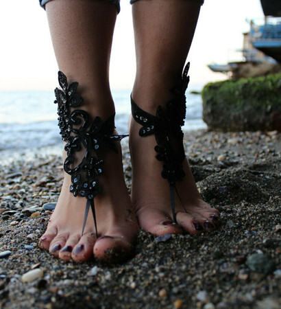belly dance, barefoot sandals and foot jewelry