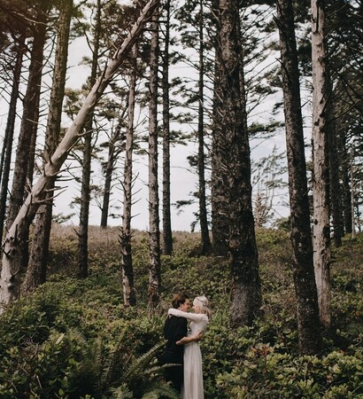 couple, forrest and wedding day