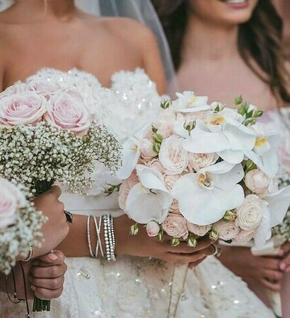 wedding day, bouquet and bride