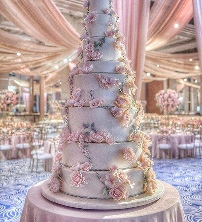 flower, design and wedding cake