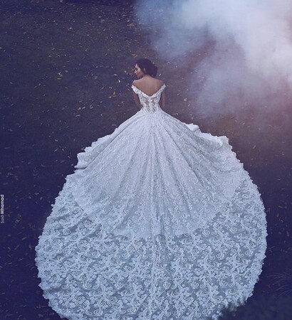 dress, weddingdress and girl