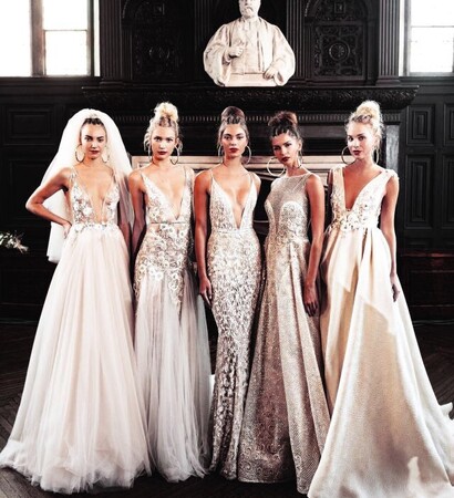gown, girls and model