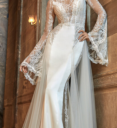 wedding dress and en