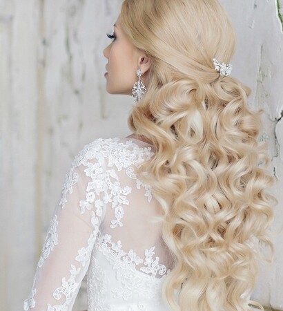 hair, beautiful and feminine