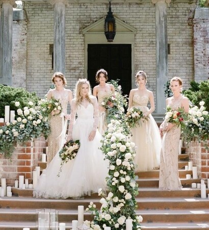 event, flower and bridesmaids
