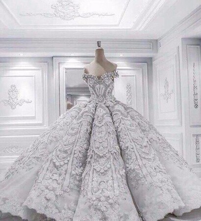 beauty, dress and white