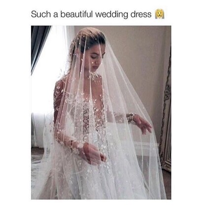 perfect, wedding dress and loving it