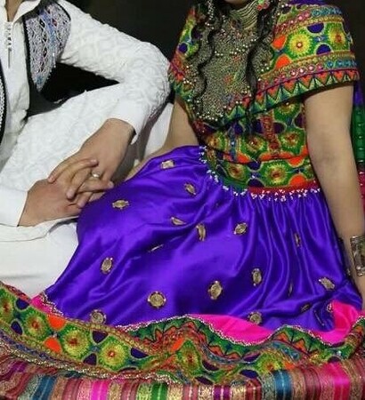 dress, girl and afghan