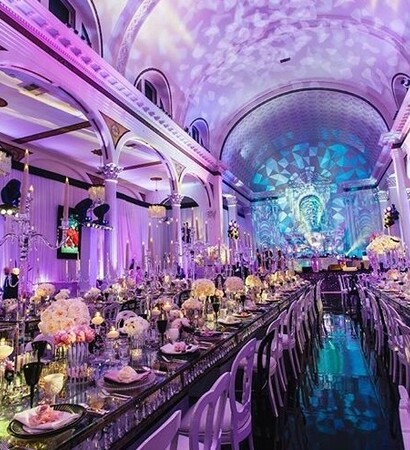 luxury, wedding place and decor
