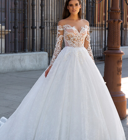 wedding dress and en