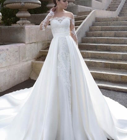 wedding dress and en