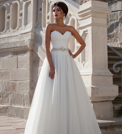 wedding dress and en