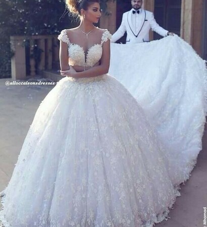 dresses, said mhamad photography and bouquet