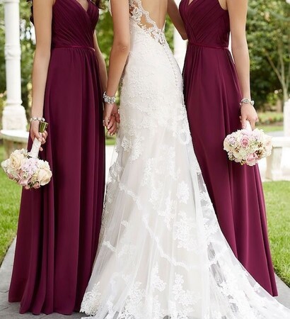 goals, made of honor and wine dress