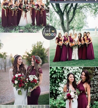 wine dress, cute and bride