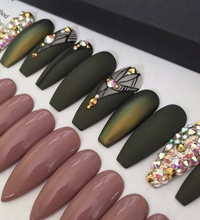 gold, beach and matte