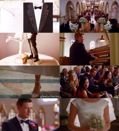 glee, quinn fabray and rachel berry