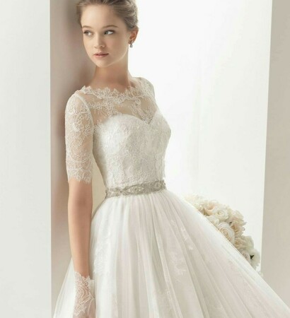 wedding dress white