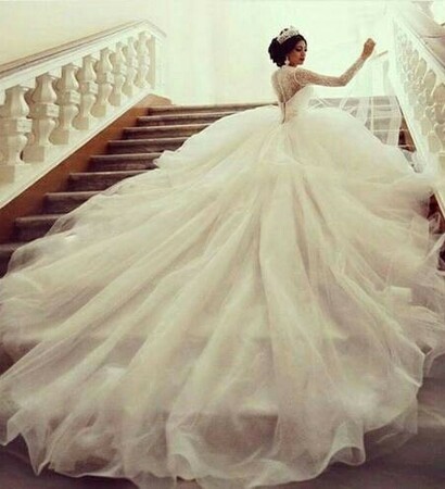 wedding dress white