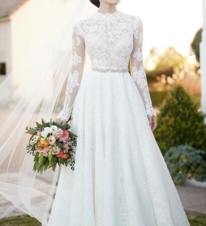 sleeves, dress and lace