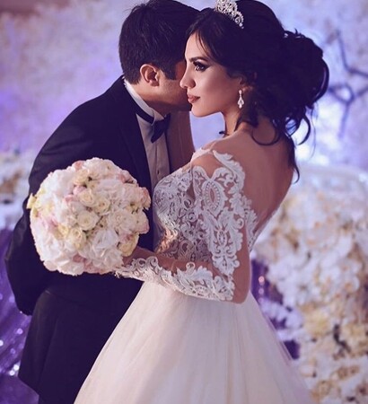bride, love and dresss