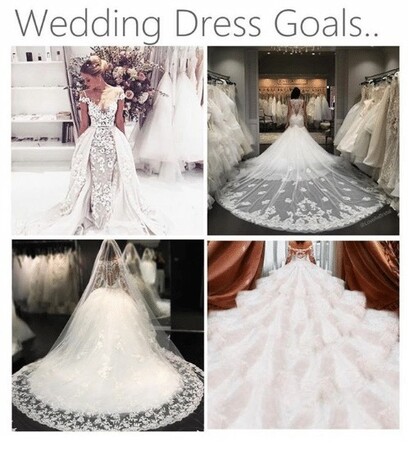wedding dress, wedding dress goals and white wedding dress
