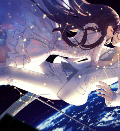 space, mystic messenger and boy
