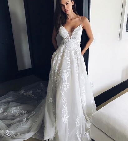 straight hair, girl and dress