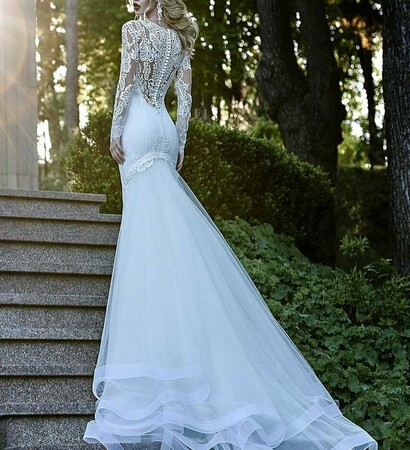 cocomelody, court train and designer wedding dresses