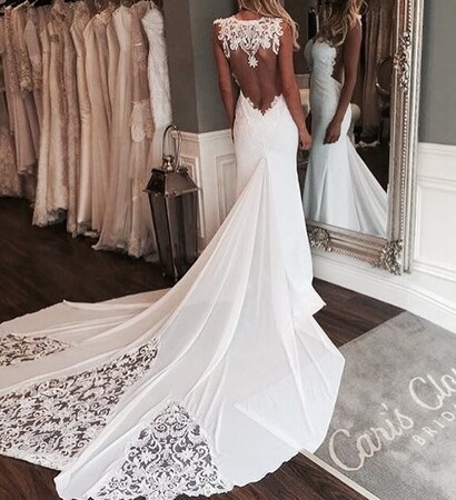 dress, bride and mirror