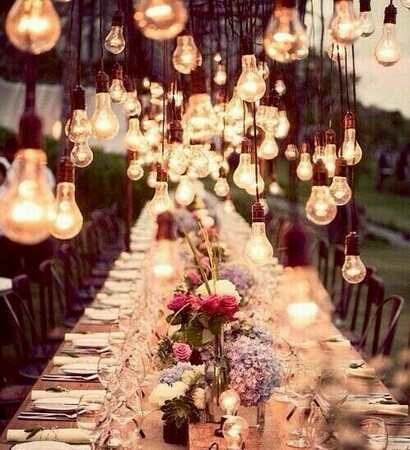 lights, beautiful and dinner