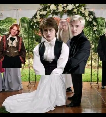 ginny, draco malfoy and hermione