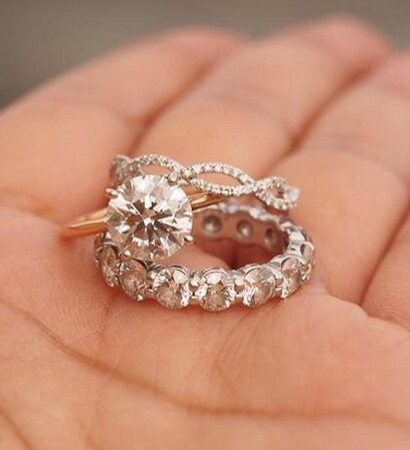 wedding band, engagement and bridesmaids