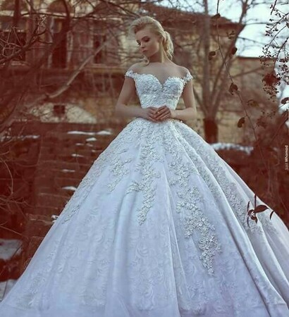 bouquet, beautiful and wedding dress