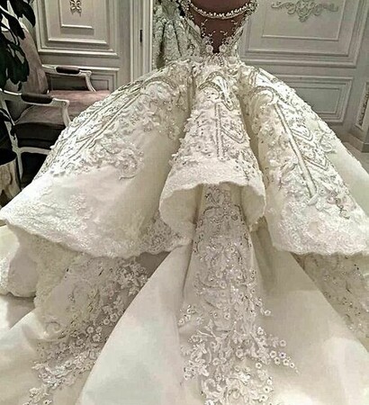 bridal dress, jacy kay and embroidery